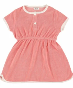 Flash Sale 💯 Petunia Barista Terry Cloth Mini 👗 Dress Pink Morley Fashion Teen, Children 🔥