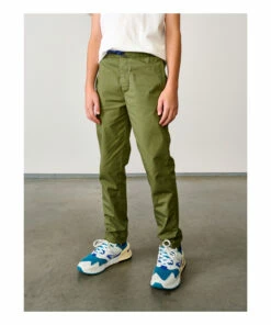 Outlet ✔️ Pharel Straight Legged Chino Trousers Khaki Bellerose Fashion Teen, Children ❤️ -Outlet Kids' Fashion Store pharel straight legged chino trousers khaki bellerose fashion teen children 2