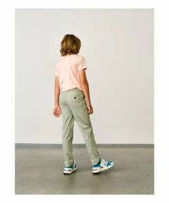 Deals 😀 Pharel Straight Legged Chino Trousers Sage Bellerose Fashion Teen, Children 👏 -Outlet Kids' Fashion Store pharel straight legged chino trousers sage bellerose fashion teen children 5