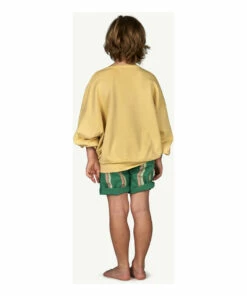 Budget 👍 Pig Shorts Green The Animals Observatory Fashion Children 🤩 -Outlet Kids' Fashion Store pig shorts green the animals observatory fashion children 2