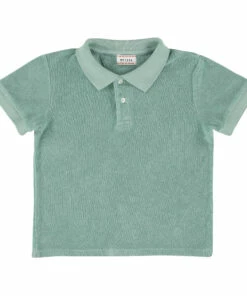 Top 10 🎁 Pilgrim Barista Terry Cloth Polo Shirt Jade Green Morley Fashion Teen, Children 🤩
