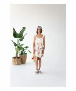 Discount ⌛ Piping Skirt Ecru Wander & Wonder Fashion Children ⭐ -Outlet Kids' Fashion Store piping skirt ecru wander wonder fashion children 2