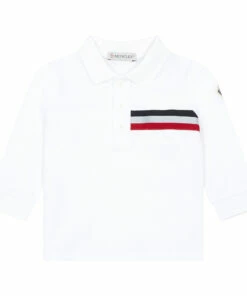 Discount 🛒 Piquet Polo Shirt White Moncler Fashion Baby, Children 🎉