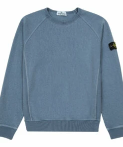 Coupon 😀 Plain Sweatshirt Blue Stone Island Fashion Teen, Children 💯