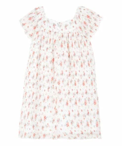 Promo 🎉 Pleated Floral 👗 Dress Ecru Tartine et Chocolat Fashion Children 🧨 -Outlet Kids' Fashion Store pleated floral dress ecru tartine et chocolat fashion children 5