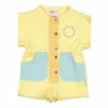 Cheapest 👍 Pocket Playsuit Yellow Piupiuchick Fashion Children 🌟