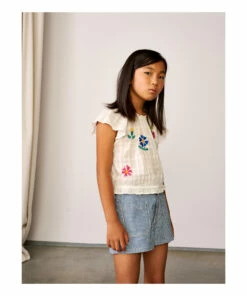 Brand new ✔️ Poeha Blouse White Bellerose Fashion Teen, Children 🌟 -Outlet Kids' Fashion Store poeha blouse white bellerose fashion teen children 4