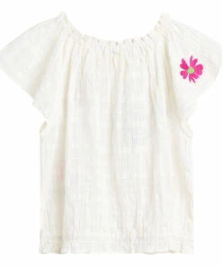 Brand new ✔️ Poeha Blouse White Bellerose Fashion Teen, Children 🌟 -Outlet Kids' Fashion Store poeha blouse white bellerose fashion teen children 8