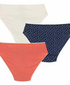 Flash Sale 🎉 Polka Briefs - Set of 3 White Petit Bateau Fashion Teen, Children 🎉 -Outlet Kids' Fashion Store polka briefs set of 3 white petit bateau fashion teen children 2