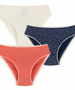 Flash Sale 🎉 Polka Briefs - Set of 3 White Petit Bateau Fashion Teen, Children 🎉