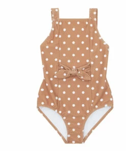 Cheapest 🛒 Polka Dot 🩱 Swimsuit Chocolate Minnow Fashion Children 💯