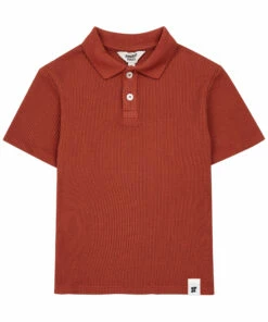 New 👍 Polo Shirt Orange Hundred Pieces Fashion Teen, Children 💯