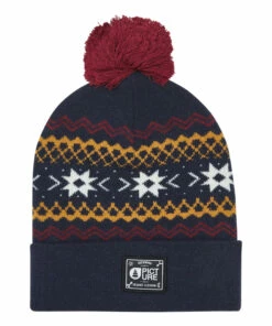 Budget 🔥 Pomka Beanie Navy blue Picture Fashion Teen, Children ✨