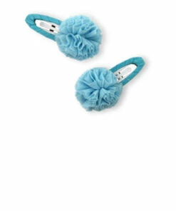 Cheap ✨ Pompom Hair Clips Blue Milk x Soda Fashion Children ✔️