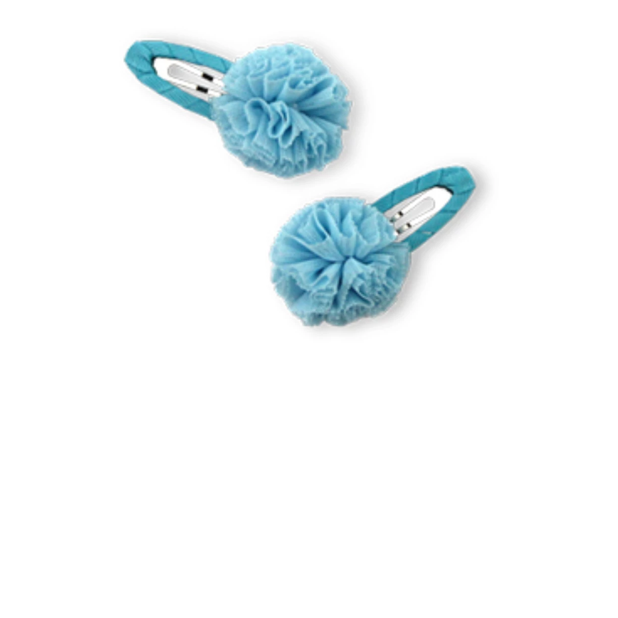 Cheap ✨ Pompom Hair Clips Blue Milk x Soda Fashion Children ✔️ 1 Cheap ✨ Pompom Hair Clips Blue Milk x Soda Fashion Children ✔️