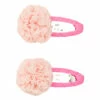 Best reviews of ⭐ Pompom Hair Clips Peach Milk x Soda Fashion Children ⌛