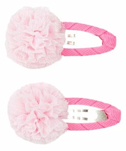 Best deal 🛒 Pompom Hair Clips Pink Milk x Soda Fashion Children ✔️