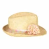 Flash Sale 👍 Pompom Straw Hat Lemon yellow Obi Obi Fashion Children 🧨