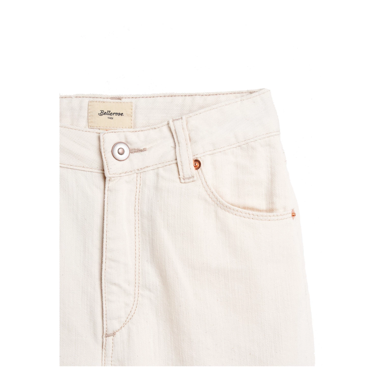 Discount ๐ Popies ๐ Jeans Off white Bellerose Fashion Teen, Children ๐ 2 Discount ๐ Popies ๐ Jeans Off white Bellerose Fashion Teen, Children ๐ - Image 2