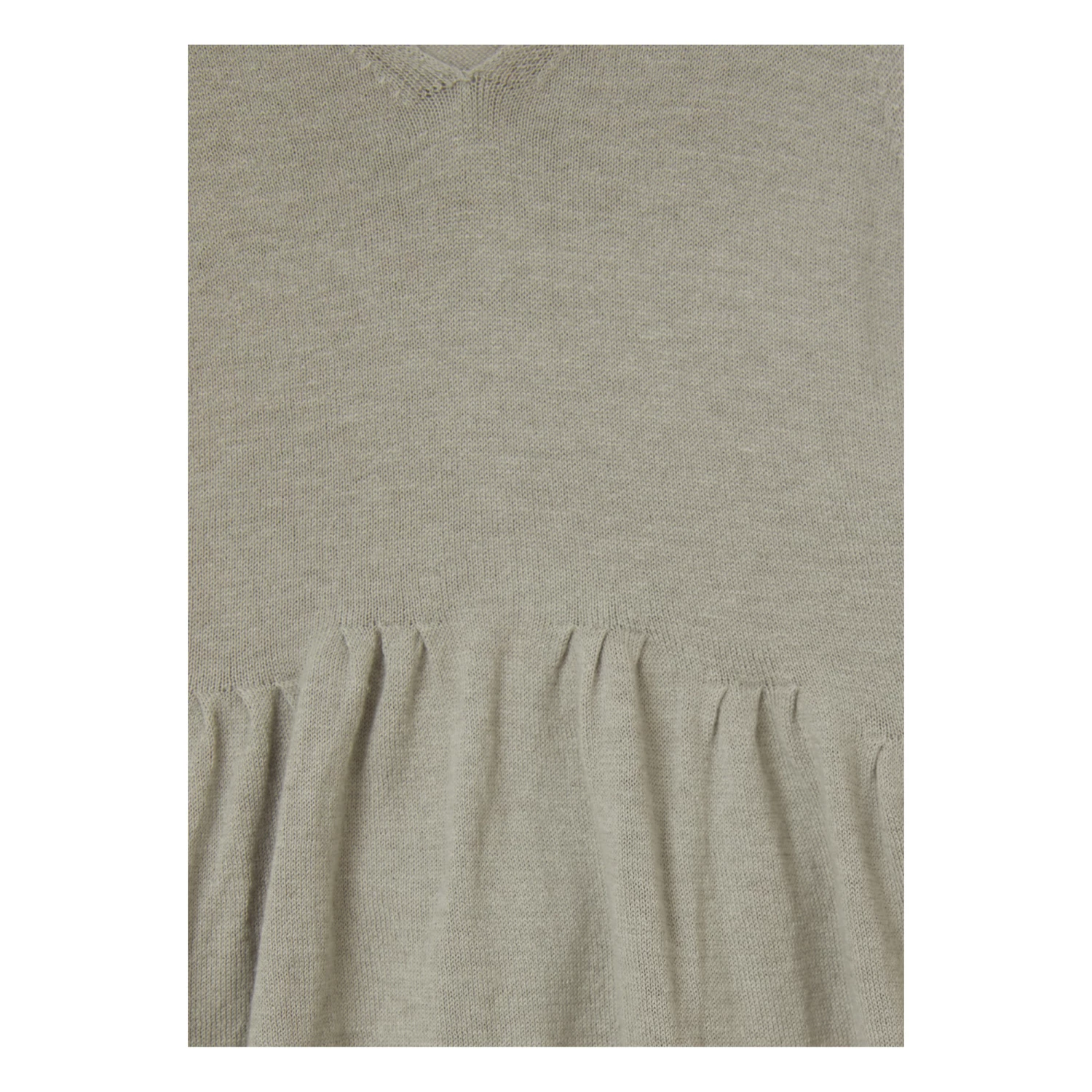 Budget ๐ Portea Linen and Cotton Knit ๐ Dress Grey Caramel Fashion Children โญ 2 Budget ๐ Portea Linen and Cotton Knit ๐ Dress Grey Caramel Fashion Children โญ - Image 2