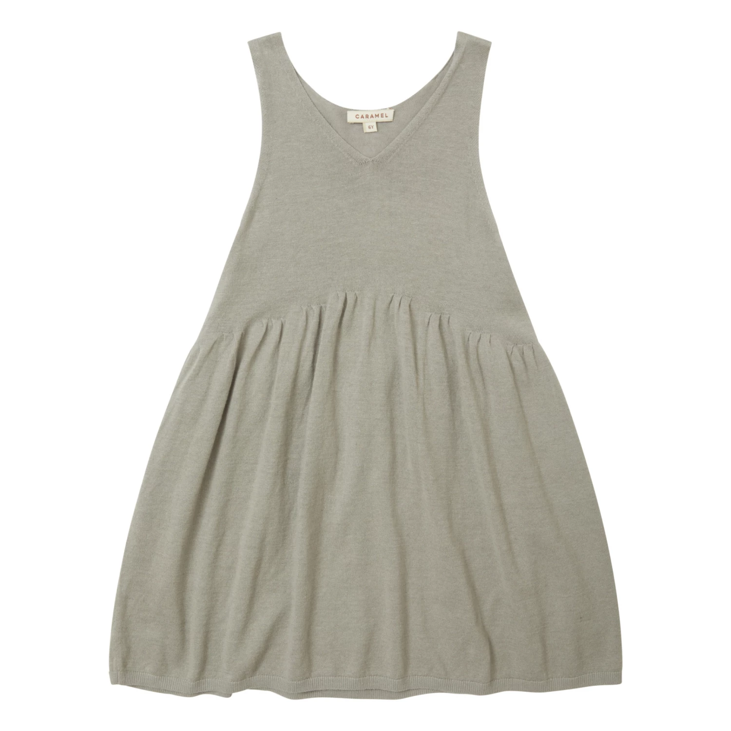 Budget ๐ Portea Linen and Cotton Knit ๐ Dress Grey Caramel Fashion Children โญ 1 Budget ๐ Portea Linen and Cotton Knit ๐ Dress Grey Caramel Fashion Children โญ
