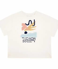 Best reviews of 🔔 Positional Organic Cotton T-shirt White the new society Fashion Teen, Children ✔️