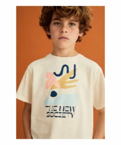 Best reviews of 🔔 Positional Organic Cotton T-shirt White the new society Fashion Teen, Children ✔️ -Outlet Kids' Fashion Store positional organic cotton t shirt white the new society fashion teen children 3