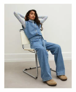 Discount ✨ Prairie Jumpsuit Denim Les Coyotes de Paris Fashion Teen, Children 👍 -Outlet Kids' Fashion Store prairie jumpsuit denim les coyotes de paris fashion teen children 5