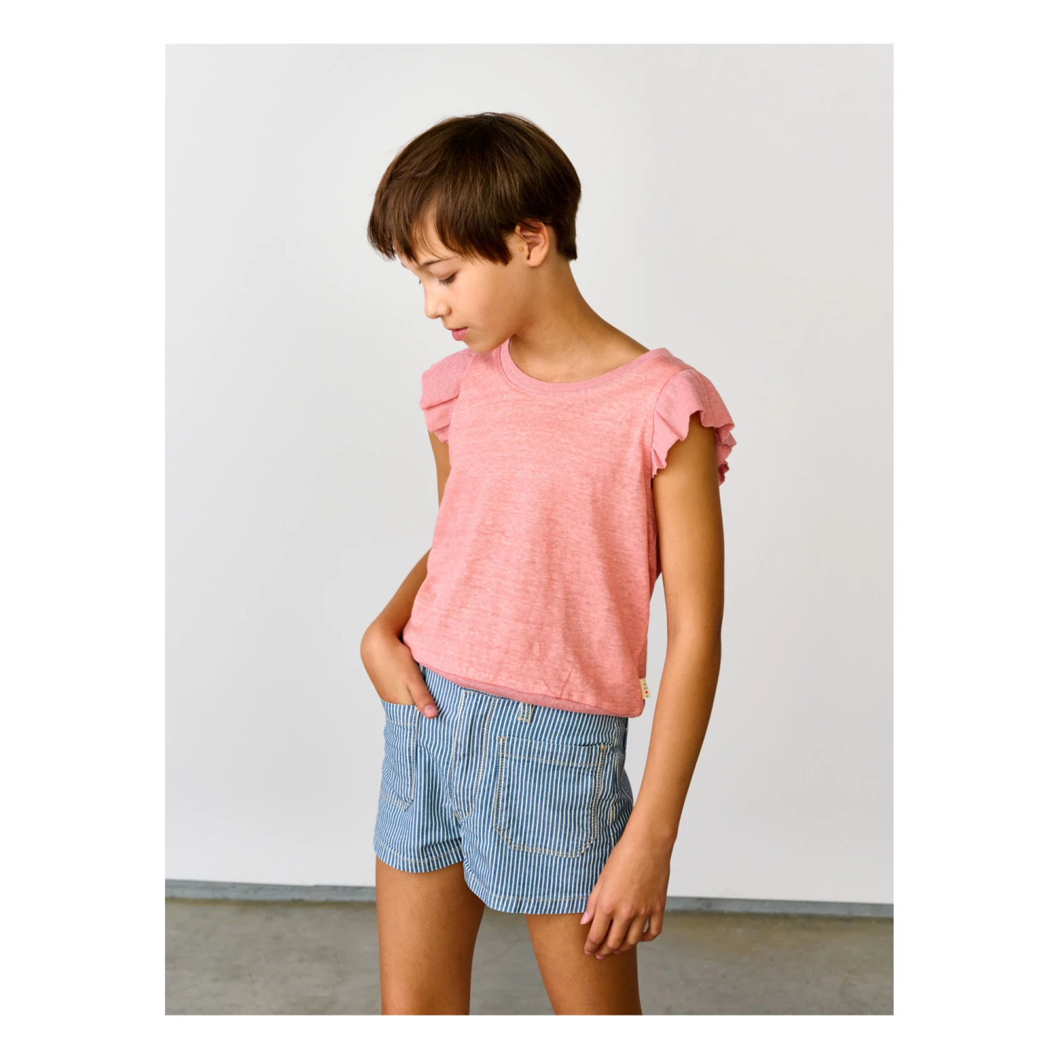 Discount ๐ฏ Preppy Shorts Light Blue Bellerose Fashion Teen, Children ๐คฉ 2 Discount ๐ฏ Preppy Shorts Light Blue Bellerose Fashion Teen, Children ๐คฉ - Image 2