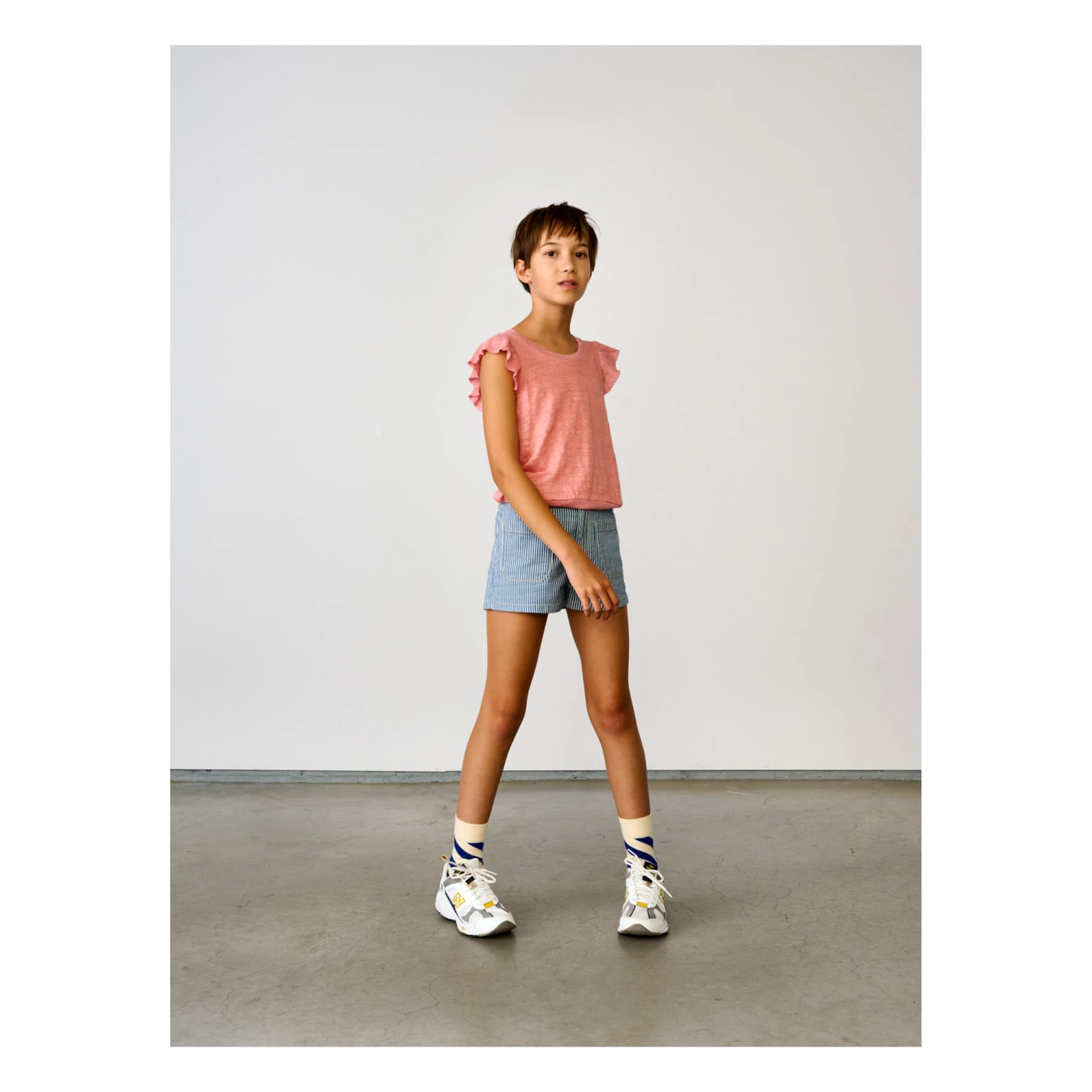 Discount ๐ฏ Preppy Shorts Light Blue Bellerose Fashion Teen, Children ๐คฉ 3 Discount ๐ฏ Preppy Shorts Light Blue Bellerose Fashion Teen, Children ๐คฉ - Image 3