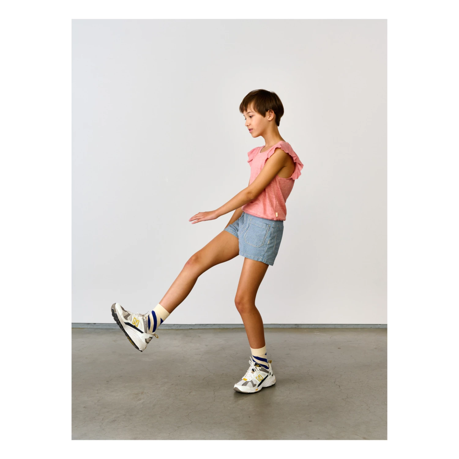 Discount ๐ฏ Preppy Shorts Light Blue Bellerose Fashion Teen, Children ๐คฉ 4 Discount ๐ฏ Preppy Shorts Light Blue Bellerose Fashion Teen, Children ๐คฉ - Image 4