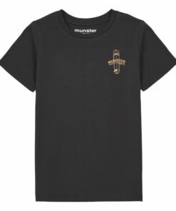 New 🎁 Print T-shirt Black Munsterkids Fashion Teen, Children 👍