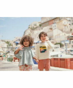 Buy 👍 Priya Organic Cotton Muslin Blouse Blue Louise Misha Fashion Teen, Children 🧨 -Outlet Kids' Fashion Store priya organic cotton muslin blouse blue louise misha fashion teen children 2