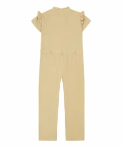 Wholesale 🤩 Prune Cotton Muslin Jumpsuit Camel Marlot Paris Fashion Children 😍 -Outlet Kids' Fashion Store prune cotton muslin jumpsuit camel marlot paris fashion children 2