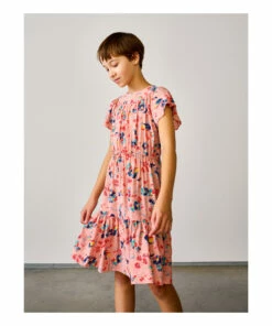 Best Pirce 🛒 Purple 👗 Dress Pink Bellerose Fashion Teen, Children ✨ -Outlet Kids' Fashion Store purple dress pink bellerose fashion teen children 2