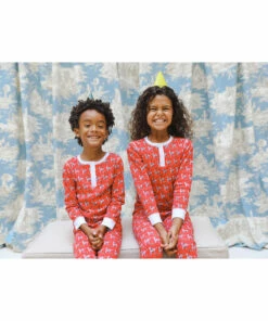 Best deal ❤️ Pyjama Set Red BRAI Fashion Children 👏 -Outlet Kids' Fashion Store pyjama set red brai fashion children 2