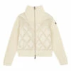 Promo 👍 Quilted Jacket Cream Moncler Fashion Teen, Children 👏