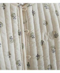 Coupon ⌛ Quilted Jacket Ecru Emile et Ida Fashion Children 😍 -Outlet Kids' Fashion Store quilted jacket ecru emile et ida fashion children 1