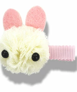 Cheap 🔥 Rabbit Pompom Hair Clip Ivory Milk x Soda Fashion Children 🤩