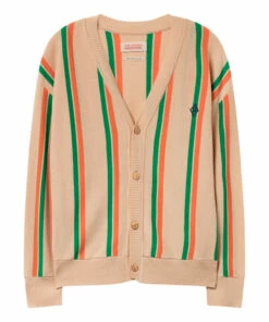 Outlet 🔥 Racoon Cardigan Pale pink The Animals Observatory Fashion Children ⌛