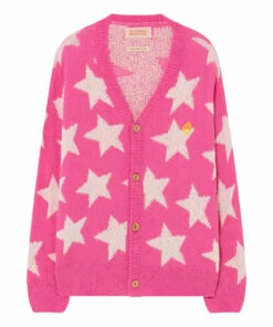 Cheapest ✨ Racoon Star Cardigan Pink The Animals Observatory Fashion Children 👍