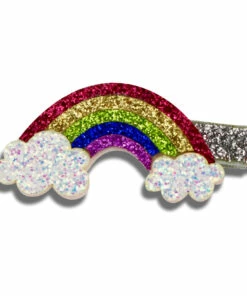 Buy 👍 Rainbow Hair Clip White Milk x Soda Fashion Children 🔥