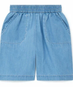 Promo 👏 Rambo Lightweight Denim Shorts Denim blue Bonton Fashion Children 💯