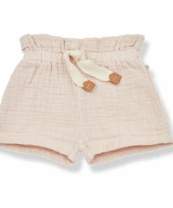 Deals 🤩 Raquel Double Cotton Muslin Shorts Pale pink 1+ in the family Fashion Baby, Children ✨