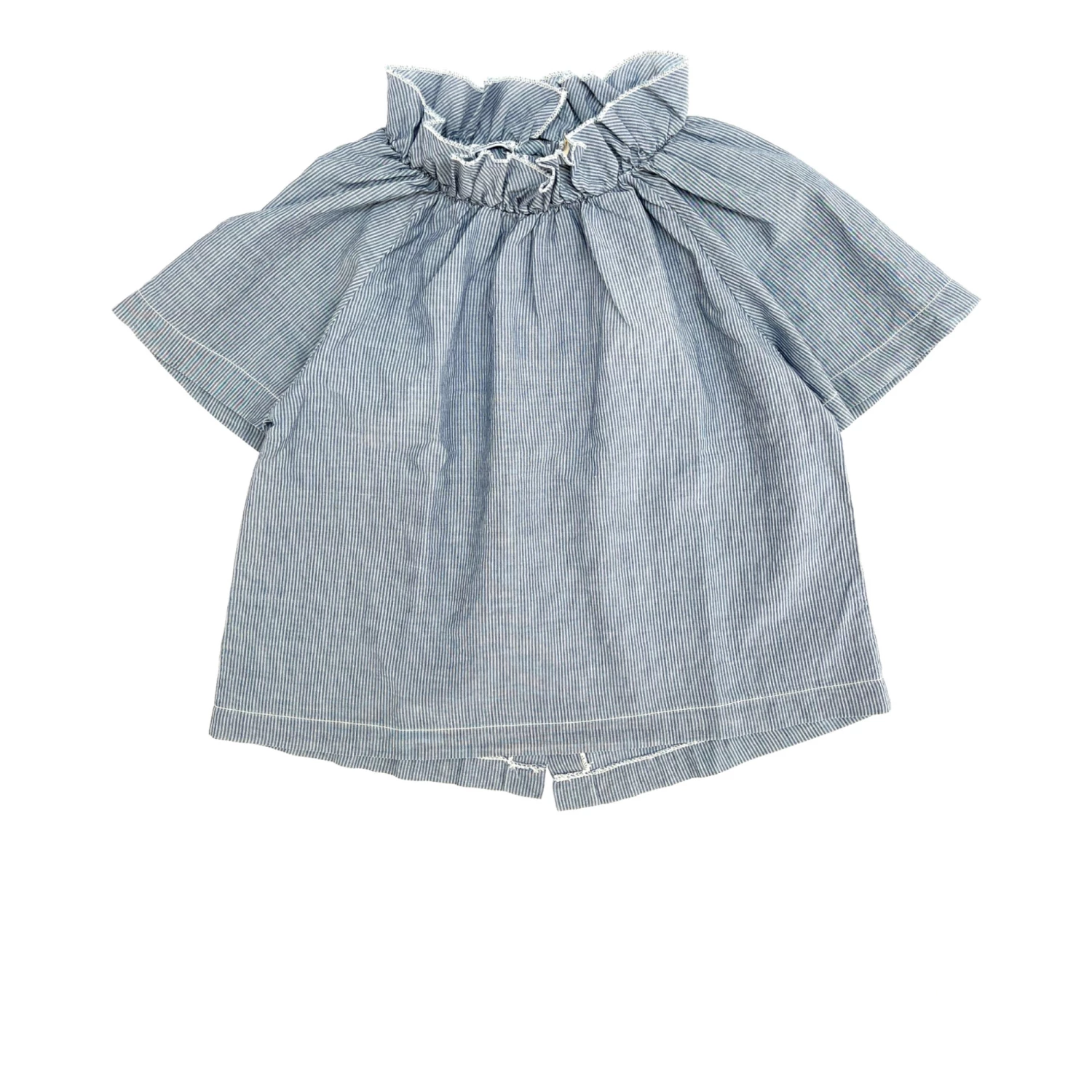 Discount 👍 Recycled Blouse - Limited Edition - Blue Longlivethequeen Fashion Teen, Children ❤️ 1 Discount 👍 Recycled Blouse - Limited Edition - Blue Longlivethequeen Fashion Teen, Children ❤️