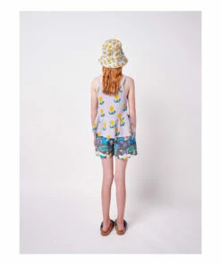 Best Sale 💯 Recycled Cotton Floral Ribbed Tank Top Mauve Bobo Choses Fashion Children 💯 -Outlet Kids' Fashion Store recycled cotton floral ribbed tank top mauve bobo choses fashion children 4