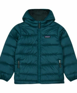 Flash Sale โจ Recycled Fibre Hooded Puffer Jacket Green Patagonia Fashion Teen, Children ๐