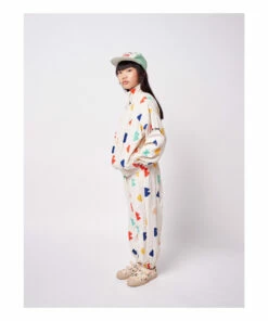 Buy 🔔 Recycled Nylon Trousers Ecru Bobo Choses Fashion Children 🛒 -Outlet Kids' Fashion Store recycled nylon trousers ecru bobo choses fashion children 3