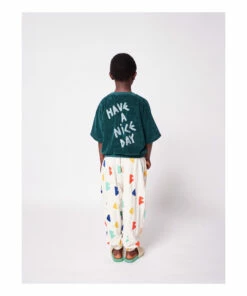 Buy 🔔 Recycled Nylon Trousers Ecru Bobo Choses Fashion Children 🛒 -Outlet Kids' Fashion Store recycled nylon trousers ecru bobo choses fashion children 4