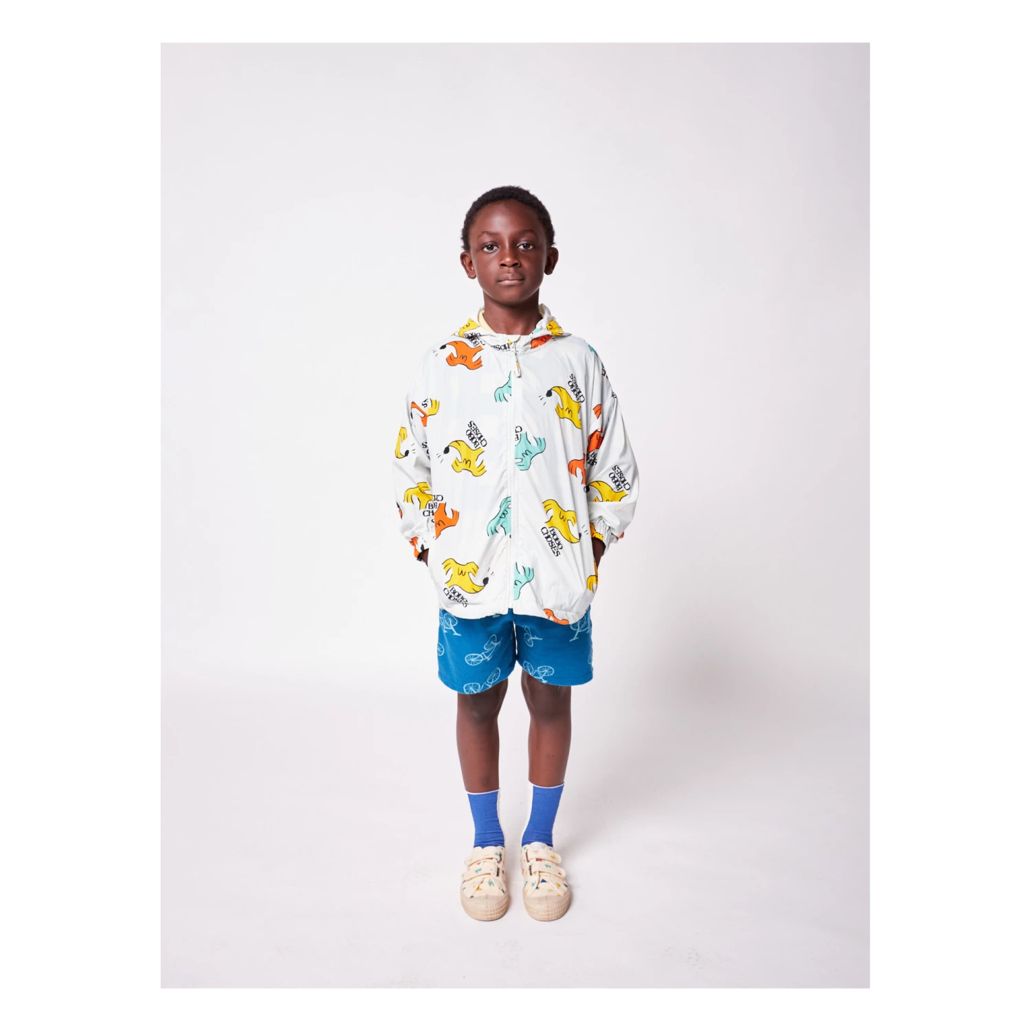 Best Sale ๐ Recycled Nylon Water Repellent ๐ฆฎ Dog Jacket Light grey Bobo Choses Fashion Children โญ 2 Best Sale ๐ Recycled Nylon Water Repellent ๐ฆฎ Dog Jacket Light grey Bobo Choses Fashion Children โญ - Image 2